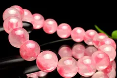 【１点物】高発色ピンク ロードナイトシリカ　11mm　ブレスレット パワーストーン 天然石 _MA8903