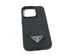 PRADA iPhone14pro ケース サフィアーノレザー ブラック プラダ PRADA - プラダ PRADA iPhone 14 Proケース サフィアーノ