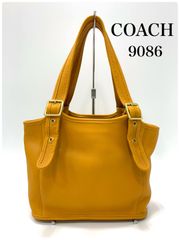 COACH コーチ オールドコーチ ハンドバッグ トートバッグ レザー イエロー マスタード