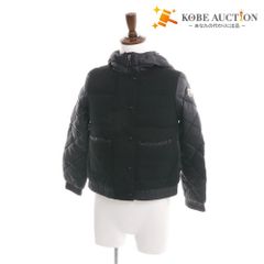 ■ モンクレール ダウン 長袖 トップス 企業パッチ ボタン ポケット キッズ 12 ブラック