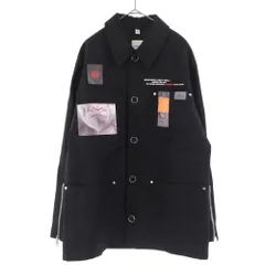 BURBERRY (バーバリー) Montage Print Cotton Gabardine Work Wear Jacket モンタージュプリント コットン ワークジャケット 4558224のサムネイル