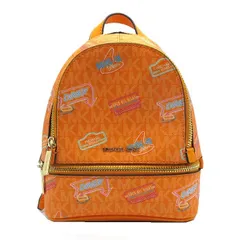 マイケルコース MICHAEL KORS リア エクストラスモール プリント バックパック 2WAY 35T5GRAB0I POP ORANGE アウトレット レディース