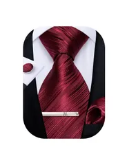 [DiBanGu] ネクタイ ハンカチ カフスネクタイ タイピン セット メンズ フォーマル 入学式 ビジネス 結婚式