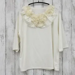 ひとふし 110【 BRILLANTE 】 ブリランテ フリルレースカットソー