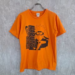 豊天商店 ブーデン商店 NARUTO ナルト バックロゴ グラフィックプリント アニメ  オレンジ M Tシャツ