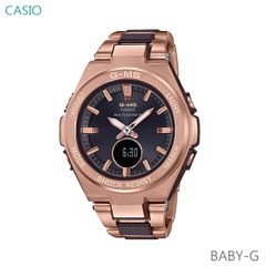 レディース 腕時計 送料無料 カシオ BABY-G G-MS ソーラー 電波 MSG-W200CG-5AJF 正規品 ジーミズ