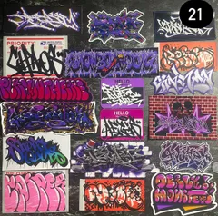 グラフィティ ステッカー 21 セット