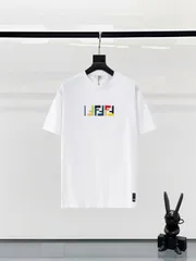 【今日特価】FENDI 25SS 刺繍ロゴ T シャツ