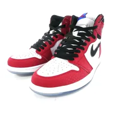 スパイダーマン×ナイキ エアジョーダン1 オリジンストーリージムレッド/ホワイト スパイダーマン ナイキ エア ジョーダン 1 オリジン ストーリー
