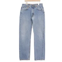90年代 USA製 Levi's リーバイス 505 デニムパンツ ブルー (メンズ W33 L32) 中古 古着 A3621
