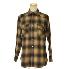 【PENDLETON】～80s ウエスタン オンブレ ウール長袖シャツ