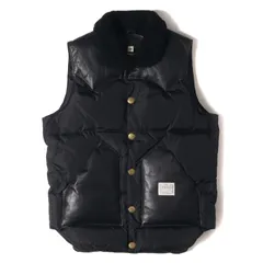 NEIGHBORHOOD ネイバーフッド ダウン ベスト サイズ:S Rocky Mountain Featherbed ロッキーマウンテン 襟ボア レザーヨーク ダウンベスト ROCKY MOUNTAIN / N-DOWN VEST ブラック コラボのサムネイル
