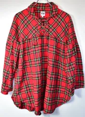 AiE エーアイイー レースアップ プルオーバー タータン チェック シャツ 長袖 NEEDLES ニードルス ニードルズ 29098 - 857 91