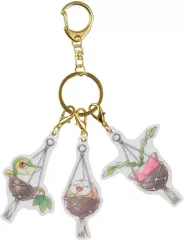 【中古】雑貨 モクロー＆ツタージャ＆ハネッコ 3連アクリルキーホルダー Pokemon Grassy Gardening 「ポケットモンスター」 ポケモンセンター限定