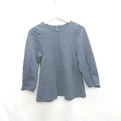 ◇ ⊇ green label relaxing UNITED ARROWS バックジップ 長袖 カットソー サイズF ネイビー レディース E  【1502030025750】