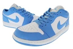 ナイキ NIKE WMNS AIR JORDAN 1 LOW UNC AJ1 ウィメンズ エア ジョーダン 1 ロー ユニバーシティ ブルー AO9944-441 29 青 白 ブルー ホワイト ブランド古着ベクトル 中古▲■250108