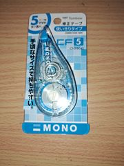 トンボ鉛筆モノ　修正テープ5mm幅未使用新品