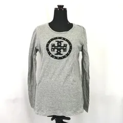 TORY BURCH★長袖Tシャツ/脇パッド入り/ロンT【Womens size -S/グレー/Gray】Tops/Shirts◆senBH224<sale>