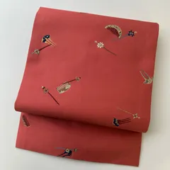 ♪IDN即決♪ 九寸名古屋帯 お太鼓柄 銀彩 植物文様 2025年最新九寸名古屋帯の人気アイテム - メルカリ