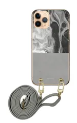 Galaxy S21 5G SC-51B SCG09 ギャラクシーS21 スマホケース スマホショルダー 大理石 マーブル模様 きれい かわいい おしゃれ レザーベルト ストラップ 調節可能 130cm  カラー06