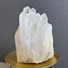 天然石　水晶　クラスター　フロスト水晶　141g