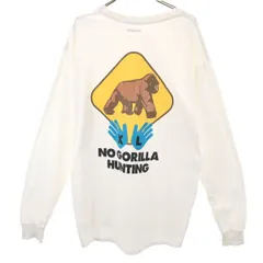 XLARGE エクストララージ 長袖 Tシャツ L ホワイト ロンT メンズ 古着