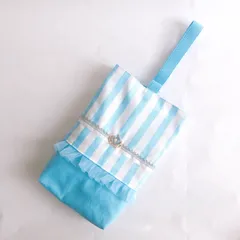 プリンセス好きなお子様に＊キラキラティアラのシューズバッグ・上履き袋