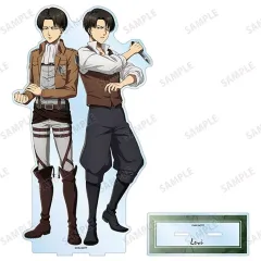 【中古】アクリルスタンド・アクリルパネル リヴァイ 描き下ろし 過去と現在ver. 特大アクリルスタンド 「進撃の巨人」