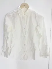 ◇ ◎ DEUXIEME CLASSE ドゥーズィエムクラス 長袖 シャツ サイズ36 ホワイト レディース 
