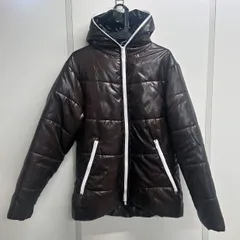 SIX STAR WEAR ブラウン フード付き　中綿ジャケット XLサイズ