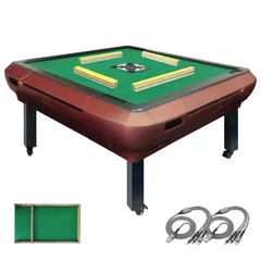 雀鳳  全自動麻雀卓 座卓 33mm 麻雀卓 全自動 折りたたみ 家庭用 麻雀卓 セット テーブル 座卓 全自動卓 静音  ワインレッド