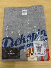 【新品未開封】デコピンTシャツ(グレー)　Lサイズ 大谷翔平愛犬　ドジャース