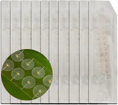 YAYAMIYA 耳つぼジュエリー 耳ツボシール 耳つぼシール 耳ツボジュエリー チタン シールのみ セラミック 金粒 透明 クリア パーツ(金の珠 200枚,  Small)