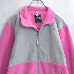 00s THE NORTH FACE ポーラテック フリースジャケット ボアジャケット アウター さくら色 ピンク デナリ風 USA ヴィンテージ ビンテージ アメリカ古着 レディースL相当