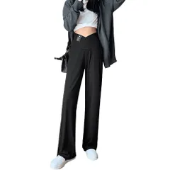 ☆ ブラック ☆ M ☆ マタニティ パンツ ワイドパンツ 美脚 春夏秋 マタニティ ワイドパンツ 丈 長め リブパンツ マタニティーパンツ マタニティウェア 妊婦服 マタニティー ズボン パンツ ウェア ボトムス オシャレ 可愛い 春 夏 秋 ルームウエア