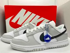 美品 NIKE DUNK LOW RETRO SE DR9654 001 Lottery ナイキ ダンク ロー レトロ SE US7 25cm UK6 EU40 Grey Fog Light Crimson