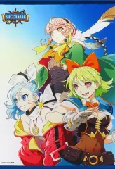 【中古】タペストリー [単品] カンナ・ダイクン＆リーリア・スペル＆アリシア・エイム 描き下ろしB2タペストリー 「PS4/Switchソフト バッカニヤ ファミ通DXパック」 同梱特典