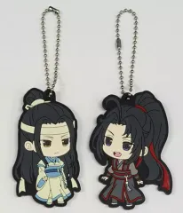 【中古】雑貨 [単品] 魏無羨＆藍忘機 ラバーキーホルダー(2個セット) 「Blu-ray 魔道祖師 前塵編＆羨雲編 完全生産限定版」 楽天ブックス連動購入特典のサムネイル