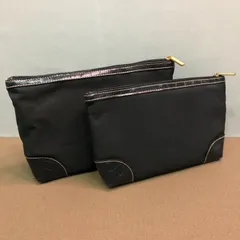 ケネスコール/KENNETH COLE　REACTION　セカンドバッグ　2サイズセット　ナイロン　レザー　中古品