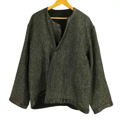 エムズブラック ms braque ASSYMETRY NO COLLAR TRIM JACKET メンズ  MLのサムネイル
