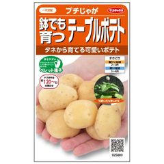 ＜野菜種＞ジャガイモ プチじゃが　ペレットシード５粒　テーブルポテト　鉢でも育つ　種から育てる