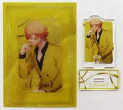 【中古】グッズセット 四ノ宮那月 カスタマイズビジュアルカードコレクション＆ミニアクリルスタンドセット 「ブロッコリーオンラインくじ うたの☆プリンスさまっ♪ Color Ribbon Ver.」 C-3賞