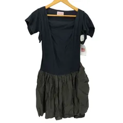 ヴィヴィアンウエストウッドレッドレーベル Vivienne Westwood RED LABEL オーブロゴ刺繍 素材切替ミニワンピース レディース  2のサムネイル