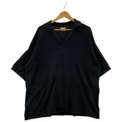 Steven Alan スティーブンアラン スキッパー ニットポロシャツ sizeM/チャコールグレーのサムネイル