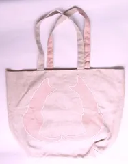 ◆手芸人のバッグ　パッチワークバッグ　＃猫バッグ　TB33　ピンクのトートバッグ　リバーシブル・トートバッグ　このバッグを持って街中散歩　内側にポケット付き、