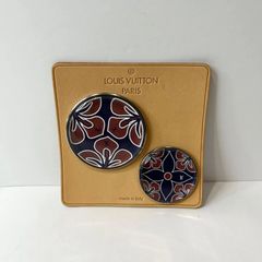 アメリ様　専用【LOUIS VUITTON ルイヴィトン】ピンバッジ 花柄 ブルー レッド