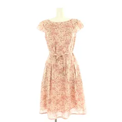 トッカ TOCCA BURTON LAUNDRY LINE OP ワンピース ミニ ノースリーブ 00 ピンク /AT ■OSのサムネイル
