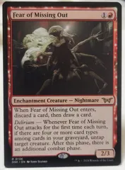 MTG DSK 逸失への恐怖 英語版Foil 4枚セット Fear of Missing Out [DSK] 【BIGWEB | MTG】日本最大級の激安