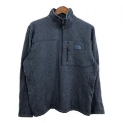 THE NORTH FACE ノースフェイス ハーフジップ フリースジャケット アウトドア ネイビー (メンズ L) 中古 古着 S0401