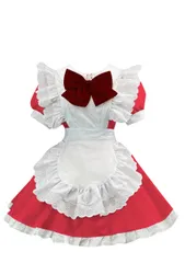 新品 [OMZIN] コスプレ メイド服 可愛い ロリータ ワンピース 人気 ハロウィン コスプレ衣装 4点セット セクシー アニメ アリス風 メイドコスチューム 文化祭 学園祭